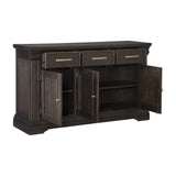 Southlake Wire Brushed Rustic Brown Server by Homelegance at Eve Furniture
