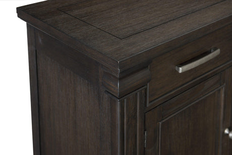 Southlake Wire Brushed Rustic Brown Server by Homelegance at Eve Furniture