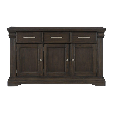 Southlake Wire Brushed Rustic Brown Server by Homelegance at Eve Furniture