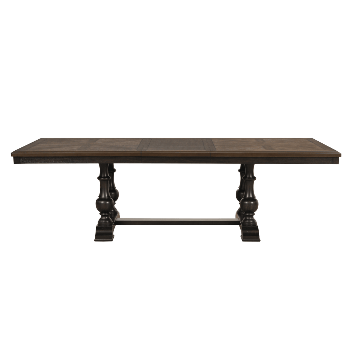Stonington Brown Extendable Dining Table by Homelegance at Eve Furniture