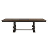 Stonington Brown Extendable Dining Table by Homelegance at Eve Furniture