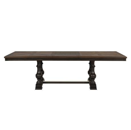 Stonington Brown Extendable Dining Table by Homelegance at Eve Furniture