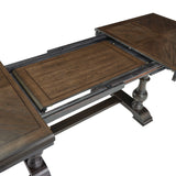 Stonington Brown Extendable Dining Table by Homelegance at Eve Furniture