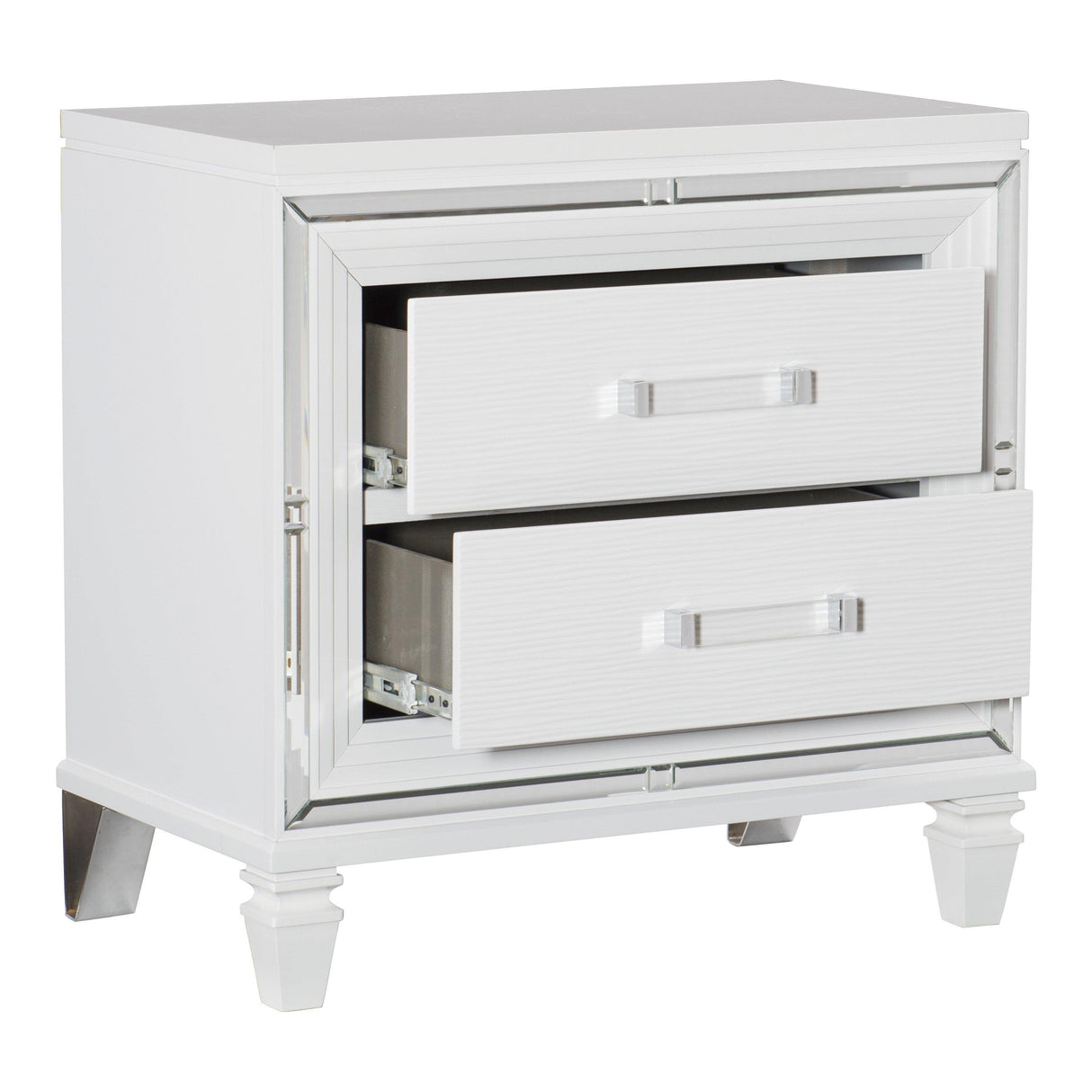 Tamsin White Nightstand by Homelegance at Eve Furniture
