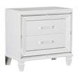 Tamsin White Nightstand by Homelegance at Eve Furniture