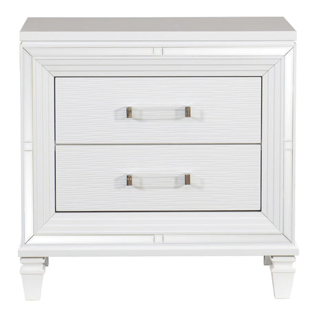 Tamsin White Nightstand by Homelegance at Eve Furniture