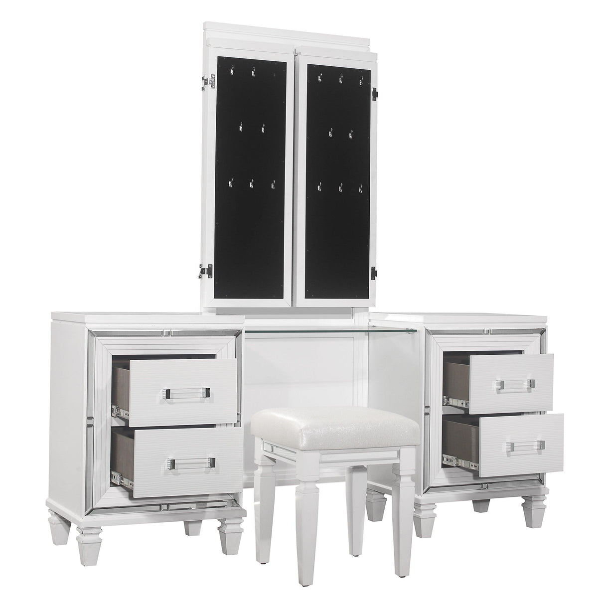 Tamsin White Vanity Set by Homelegance at Eve Furniture