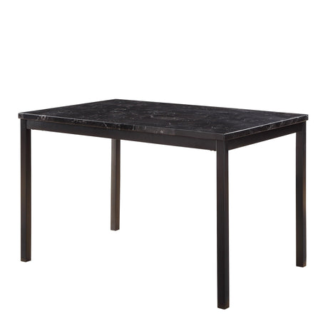Tempe Black Marble-Top Dining Set by Homelegance at Eve Furniture