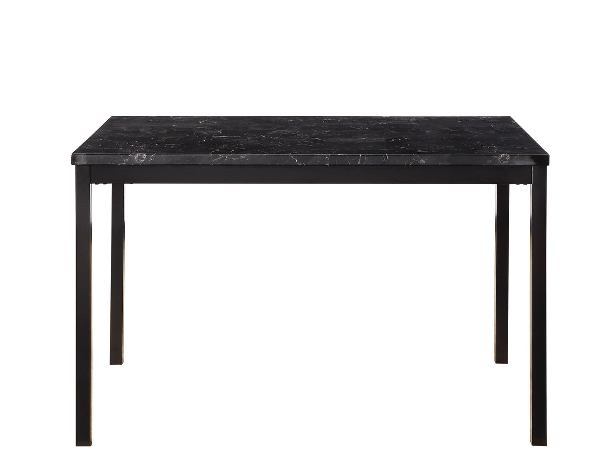 Tempe Black Marble-Top Dining Table by Homelegance at Eve Furniture