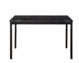 Tempe Black Marble-Top Dining Table by Homelegance at Eve Furniture