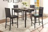 Tempe Brown/Black Counter Chair, Set of 4 by Homelegance at Eve Furniture