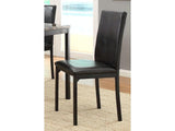 Tempe Brown/Black Side Chair, Set of 2 by Homelegance at Eve Furniture