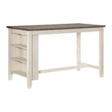 Timbre Whitewash Counter Height Set by Homelegance at Eve Furniture