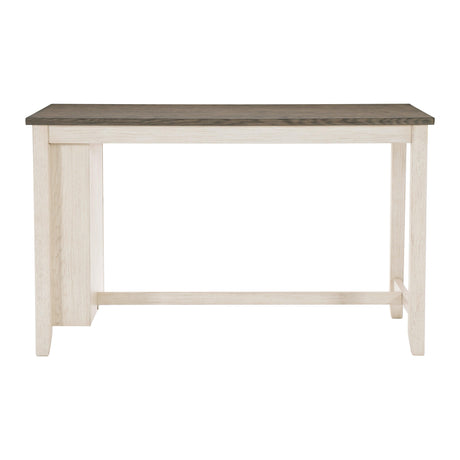 Timbre Whitewash Counter Height Table by Homelegance at Eve Furniture