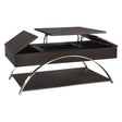 Tioga Espresso/Chrome Lift Top Cocktail Table by Homelegance at Eve Furniture