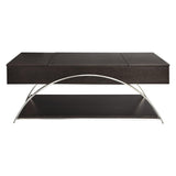 Tioga Espresso/Chrome Lift Top Cocktail Table by Homelegance at Eve Furniture