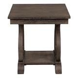 Toulon Dark Oak End Table by Homelegance at Eve Furniture
