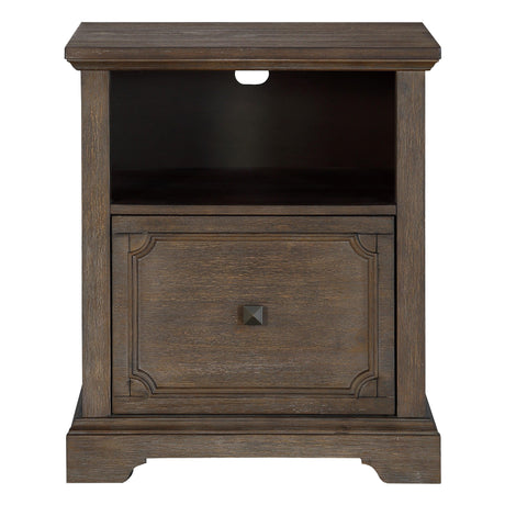 Toulon Dark Oak File Cabinet by Homelegance at Eve Furniture