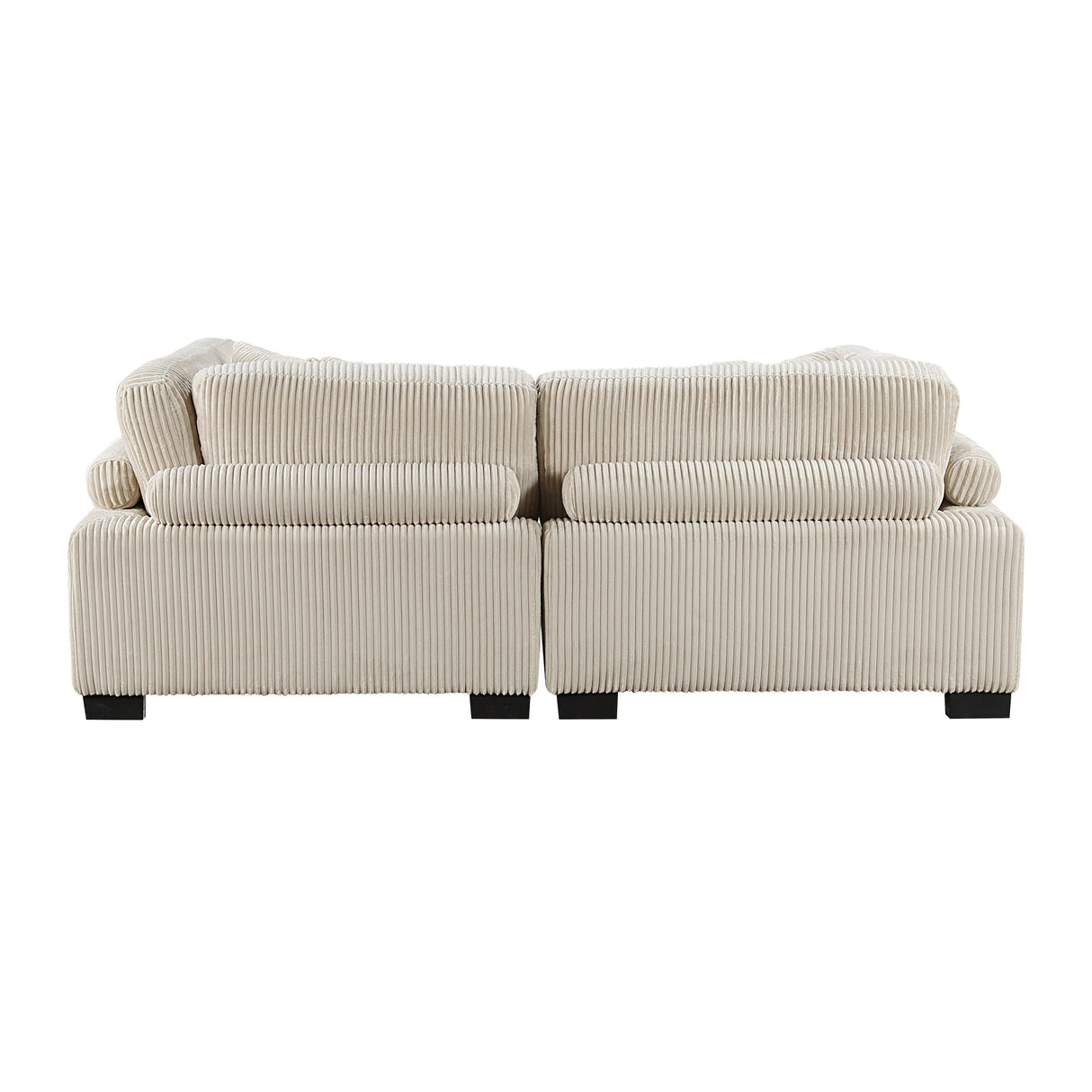 Traverse Beige Corduroy 2-Piece Loveseat by Homelegance at Eve Furniture
