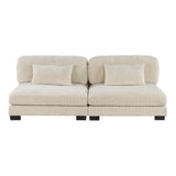Traverse Beige Corduroy 6-Piece Modular Sectional with Ottoman by Homelegance at Eve Furniture