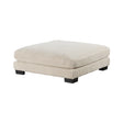 Traverse Beige Corduroy Ottoman by Homelegance at Eve Furniture