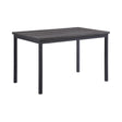 Tripp Gray Metal Dining Table by Homelegance at Eve Furniture