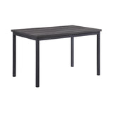 Tripp Gray Metal Dining Table by Homelegance at Eve Furniture