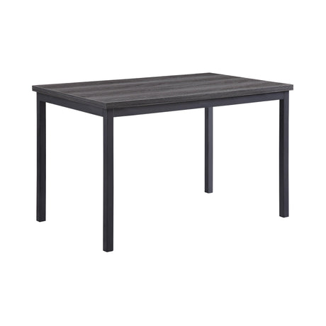 Tripp Gray Metal Dining Table by Homelegance at Eve Furniture
