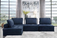 Ulrich Blue Modular 4-Piece Modular Sectional by Homelegance at Eve Furniture
