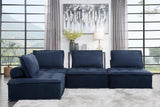 Ulrich Blue Modular 4-Piece Modular Sectional by Homelegance at Eve Furniture