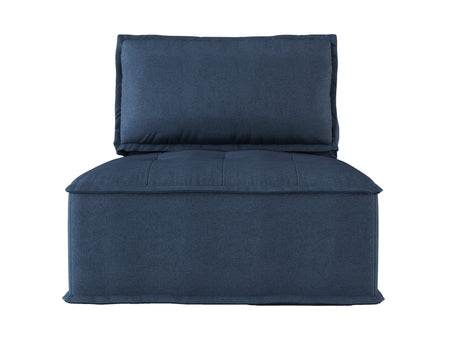 Ulrich Blue Modular Chair with Removable Bolster by Homelegance at Eve Furniture