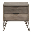 Urbanite Gray Nightstand by Homelegance at Eve Furniture