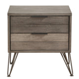Urbanite Gray Nightstand by Homelegance at Eve Furniture