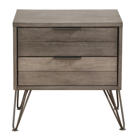 Urbanite Gray Nightstand by Homelegance at Eve Furniture