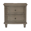 Vermillion Gray Cashmere Nightstand by Homelegance at Eve Furniture