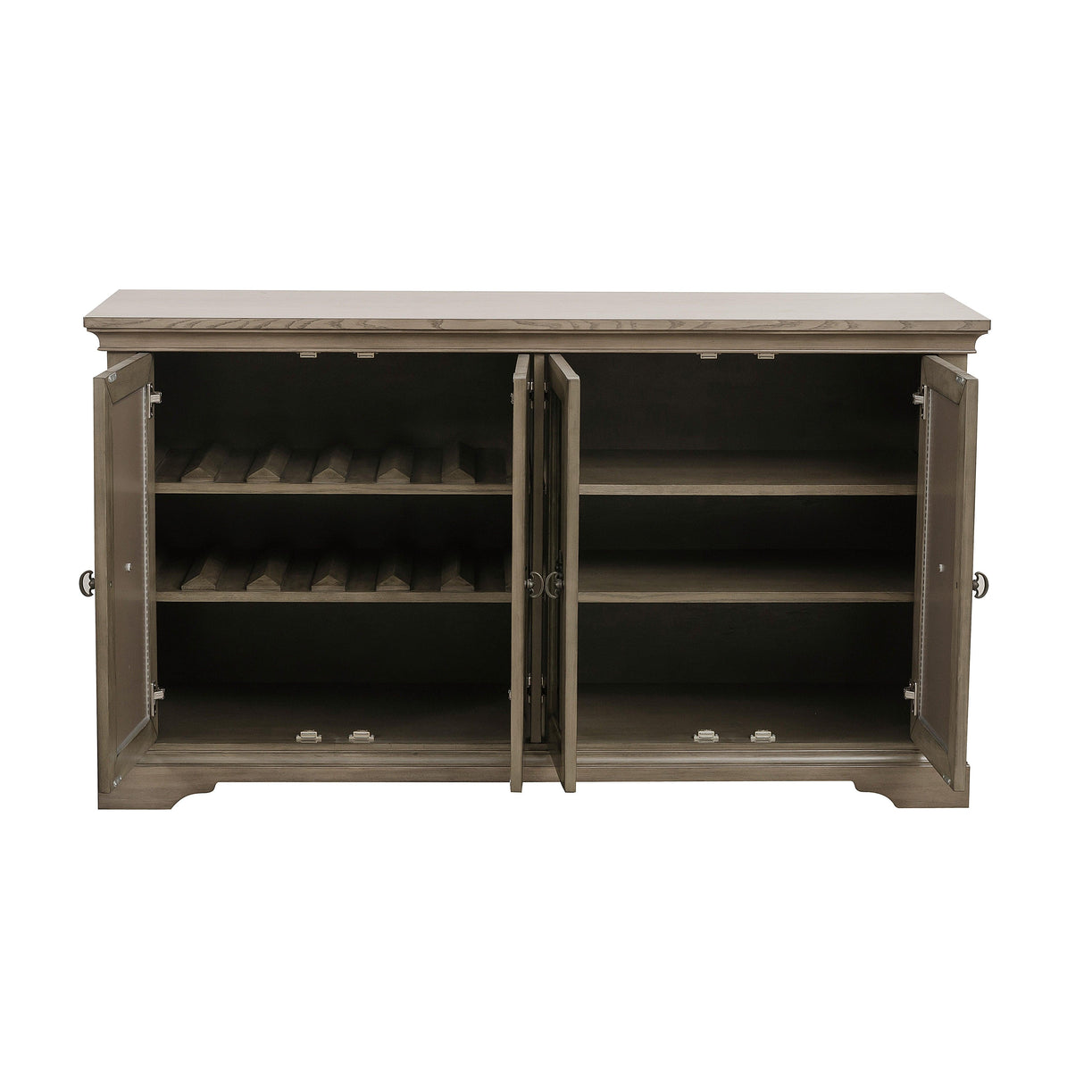 Vermillion Gray Cashmere Server by Homelegance at Eve Furniture