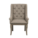 Vermillion Subtle Bisque Arm Chair, Set of 2 by Homelegance at Eve Furniture