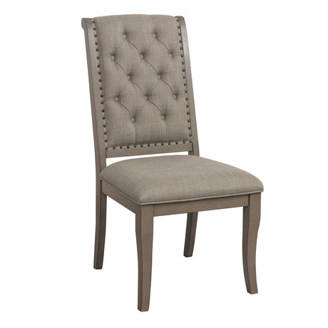 Vermillion Subtle Bisque Side Chair, Set of 2 by Homelegance at Eve Furniture