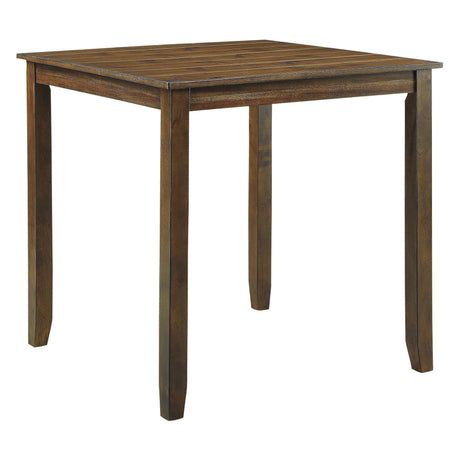 Weston Medium Brown 5-Piece Counter Height Set by Homelegance at Eve Furniture