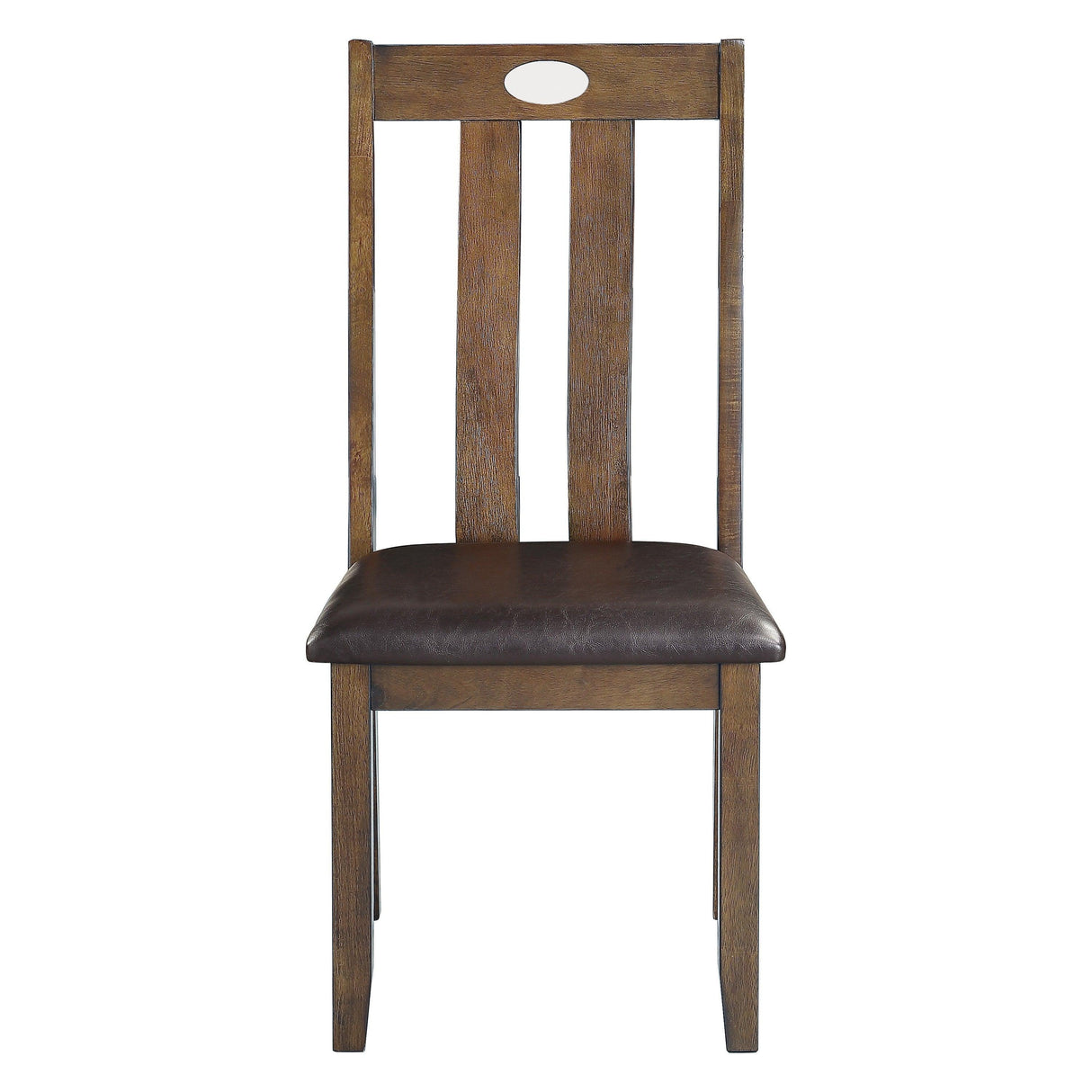 Weston Medium Brown 5-Piece Dining Set by Homelegance at Eve Furniture