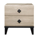 Whiting Natural Nightstand by Homelegance at Eve Furniture