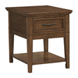 Whitley Walnut End Table by Homelegance at Eve Furniture