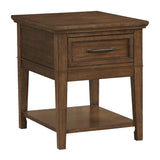 Whitley Walnut End Table by Homelegance at Eve Furniture