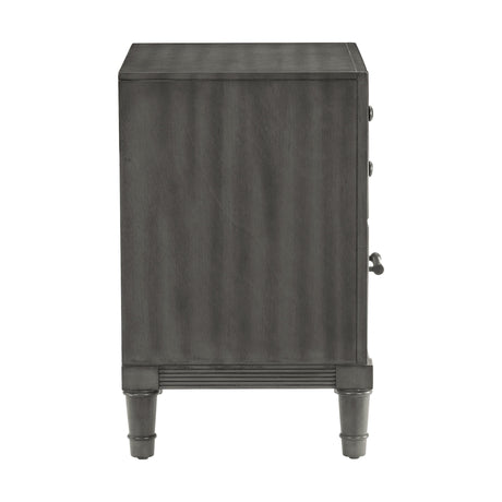 Wittenberry Gray Nightstand by Homelegance at Eve Furniture