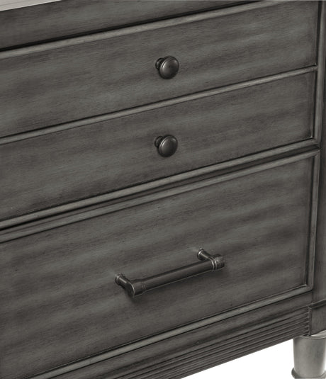 Wittenberry Gray Nightstand by Homelegance at Eve Furniture