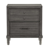 Wittenberry Gray Nightstand by Homelegance at Eve Furniture
