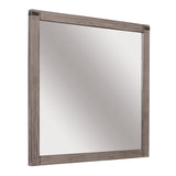 Woodrow Brownish Gray Mirror (Mirror Only) by Homelegance at Eve Furniture