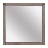 Woodrow Brownish Gray Mirror (Mirror Only) by Homelegance at Eve Furniture
