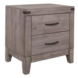 Woodrow Brownish Gray Nightstand by Homelegance at Eve Furniture