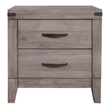 Woodrow Brownish Gray Nightstand by Homelegance at Eve Furniture